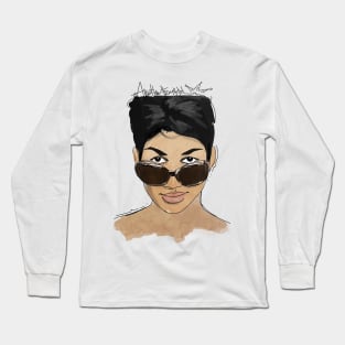 Aretha Franklin Color Long Sleeve T-Shirt